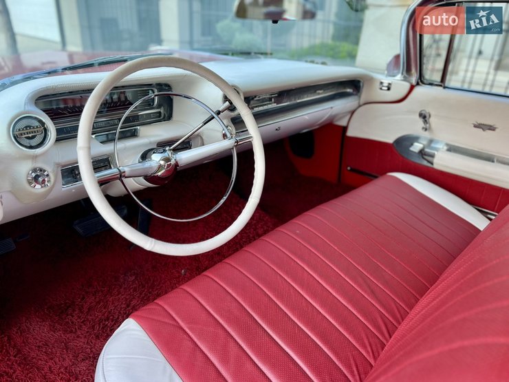 Салон Cadillac 1959, Cadillac DeVille 1959, купе Cadillac, Cadillac 1959