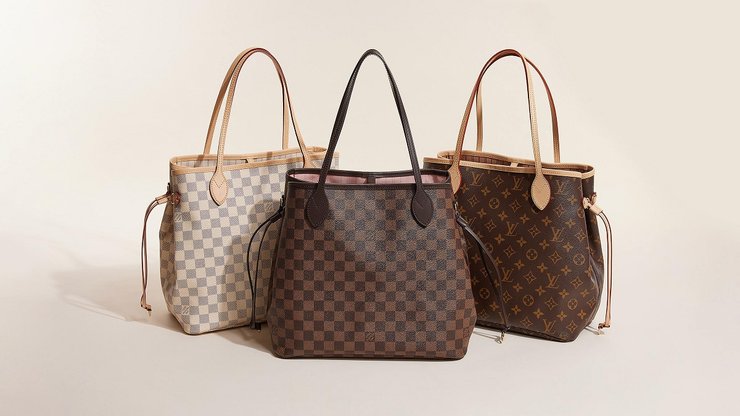 Louis Vuitton Neverfull, сумка Louis Vuitton