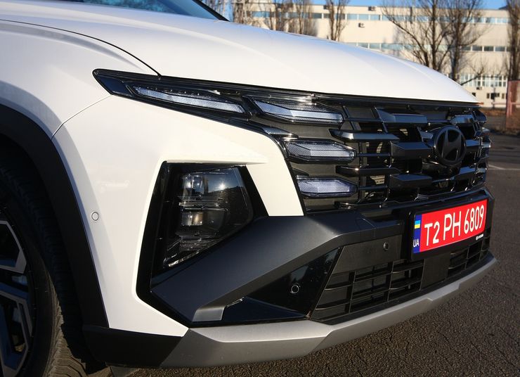 фари Hyundai Tucson, кросовер Hyundai, Hyundai Tucson 2025, гібрид Hyundai Tucson