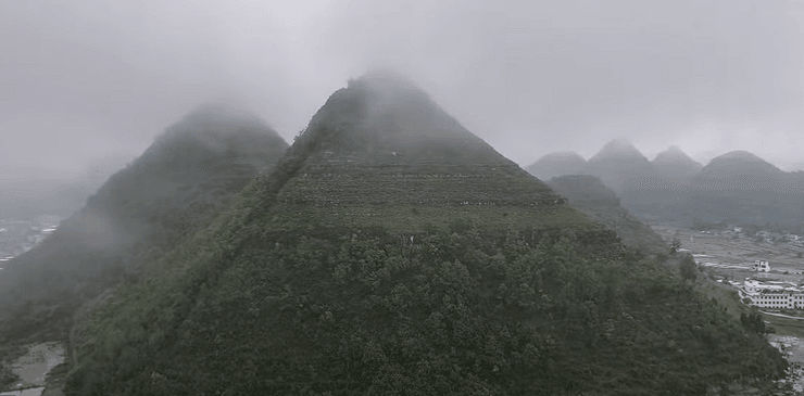 Гори в Китаї, піраміди в Китаї, піраміди Анлонг, витвір інопланетян, стародавня цивілізація, стародавня гробниця