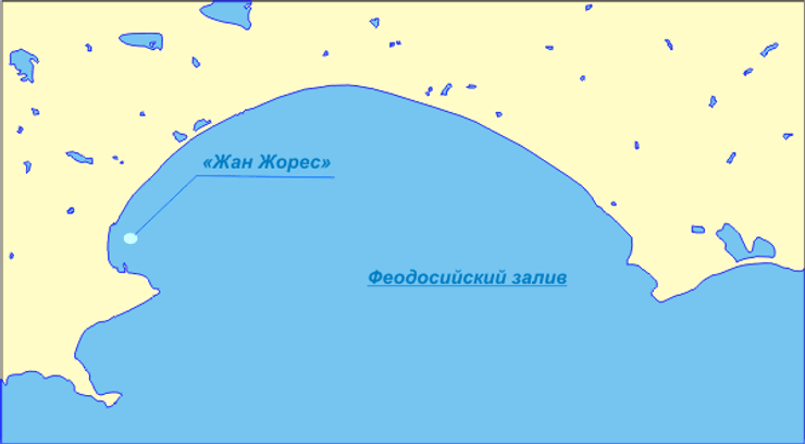 карта, порт, феодосия