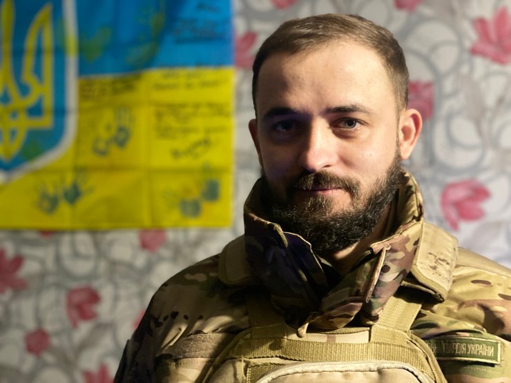 Командир группы операторов дронов Тимур