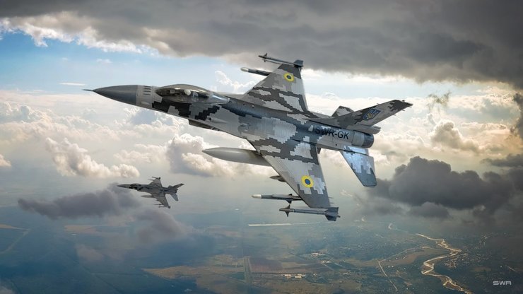 Украинский истребитель F-16