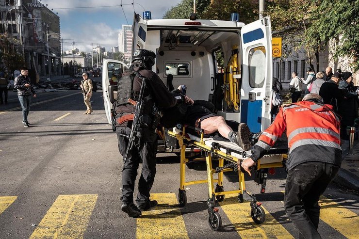 10 октября в киевские больницы госпитализировали 43 человека