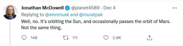 Ответ астронома из Гарварда на твит Илона Маска