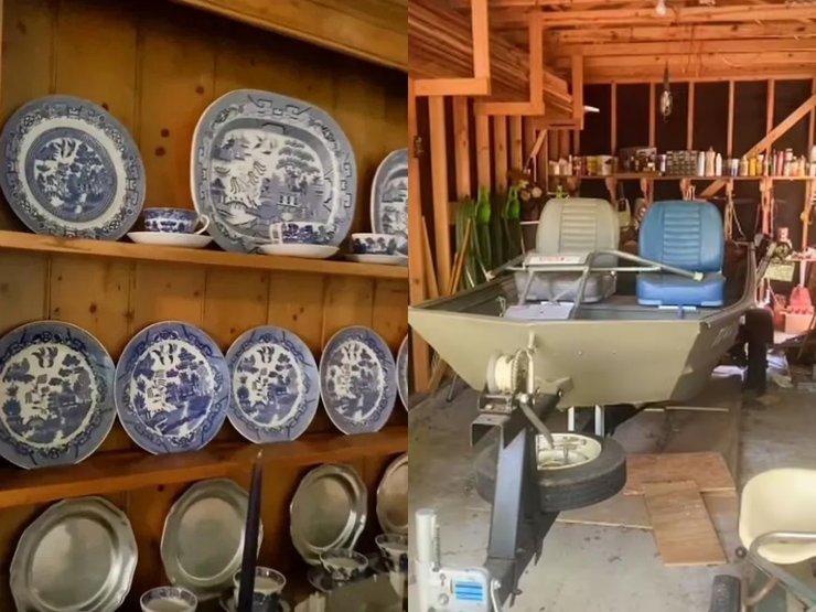 Жінка купила будинок, незвичайна знахідка, замкнений сарай, покинутий будинок, човен у сараї, дорогий скарб,