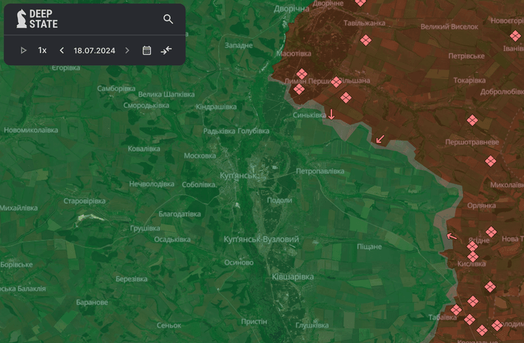 Карта бойових дій