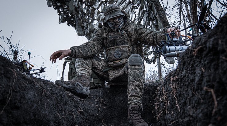 Підготовока FPV-дрона камікадзе до зими