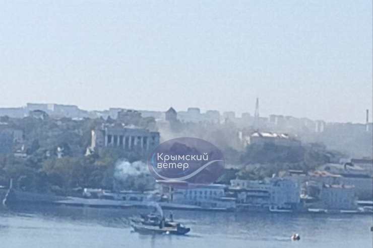 Крым, Севастополь, взрывы, война РФ против Украины, штаб Черноморского флота, российские оккупанты