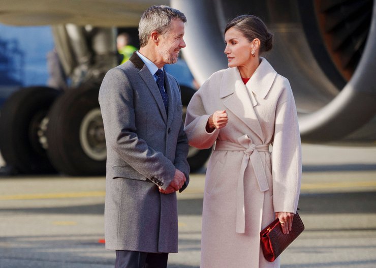 Кронпринц Фредерик и королева Летиция