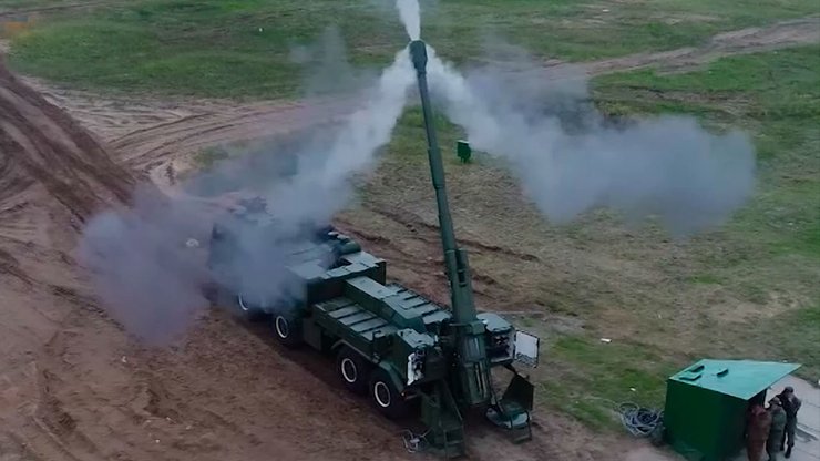 САО "Мальва" на испытательном полигоне. Источник: Скрин видео