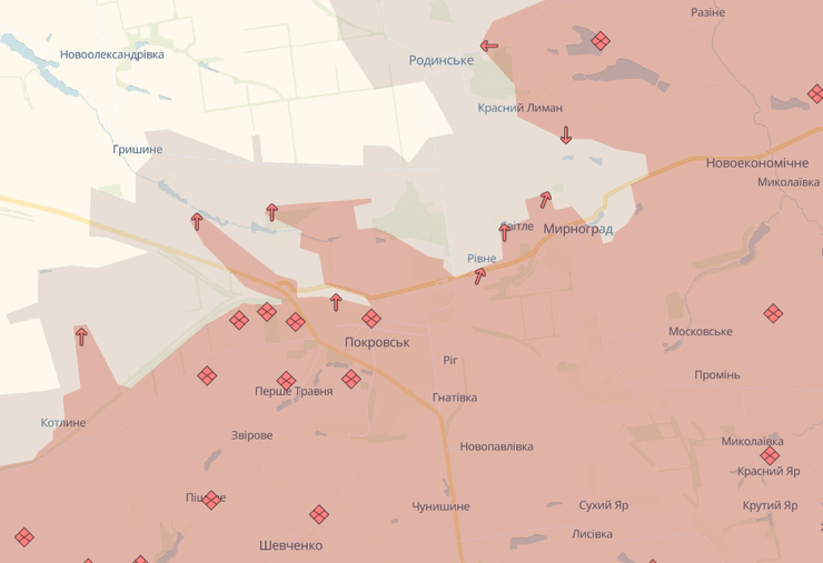Бої в Покровську 8 лютого