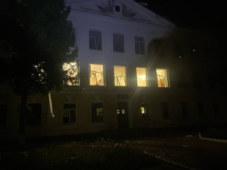11 школа в Конотопі після атаки РФ 18 вересня