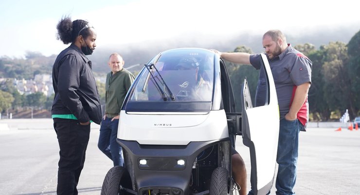 Nimbus One, новый Nimbus One, доступный электромобиль, трехколесный электромобиль