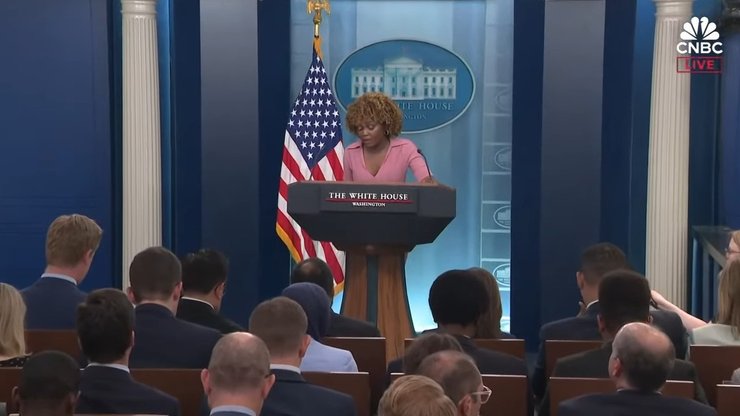 карин жан-пьер, пресс-секретарь белого дома