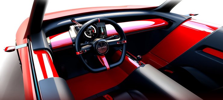 В салоне нет центрального дисплея