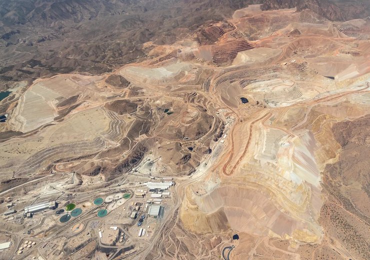 добыча меди сша