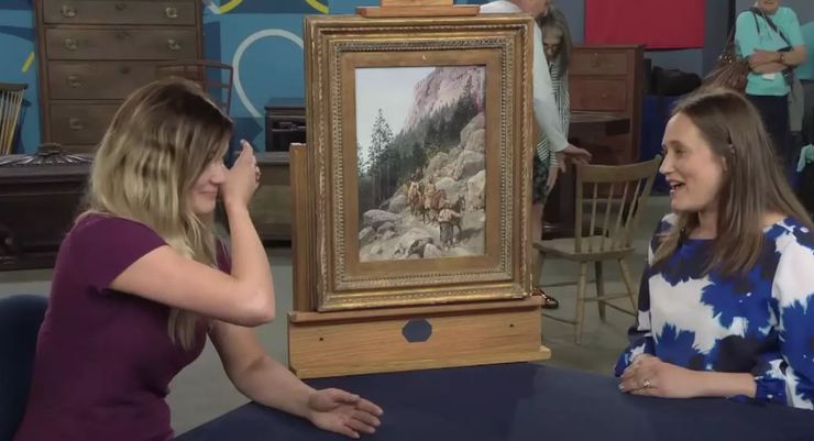 Унаследованная от бабушки картина оказалась шедевром живописи, Генри Франсуа Фарни, аукционы, полотно, курьезы, шоу
