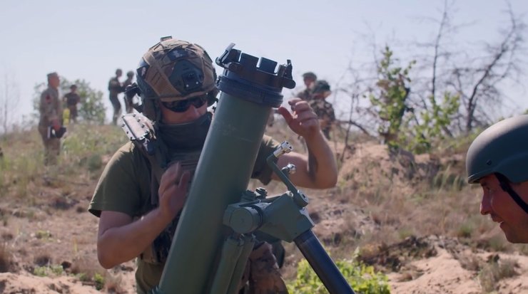 Навчання зі стрільби з міномета