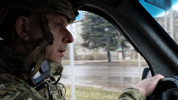 Поліцейський на евакуації