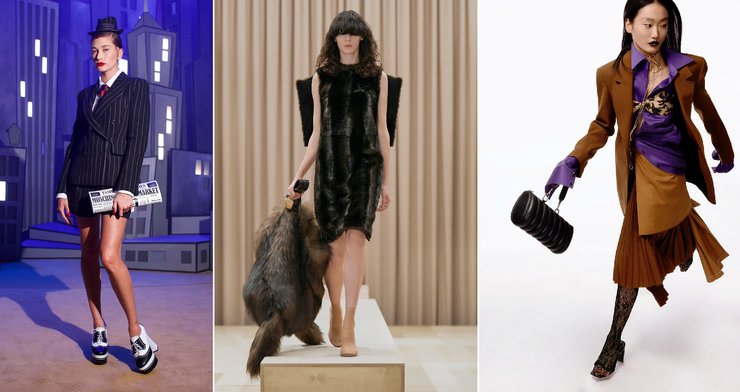 Тренд осени, стеганые сумки, меховые сумки, фактурные сумки