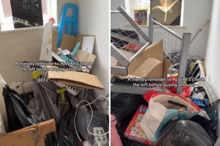 Женщина купила новый дом и показала, что на чердаке оставили предыдущие владельцы, интересности, курьезы