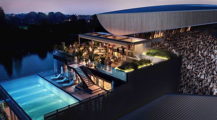 VIP-ложа, стадион, футбол, ФК "Фулхэм"