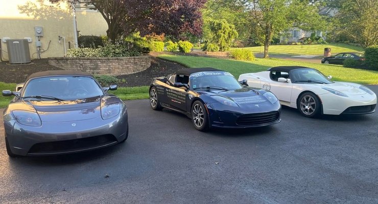 електромобілі тесла родстер, Tesla Roadster, електромобіль Tesla, навколосвітня подорож, навколо світу