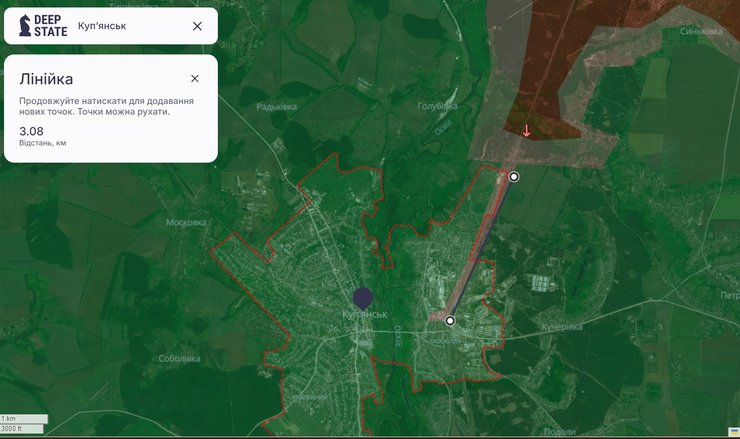 Куп'янськ, бої під Куп'янськом, новини Куп'янськ, Генштаб, бойові дії, Куп'янськ Харків, Deep State Куп'янськ