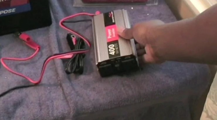 контроллер заряда, аккумулятор, инвертор