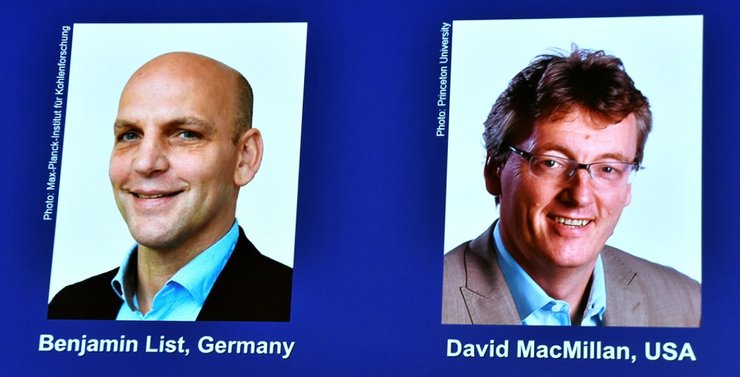 Беньямін Лист, Девід Макміллан, Нобелівська премія, хімія