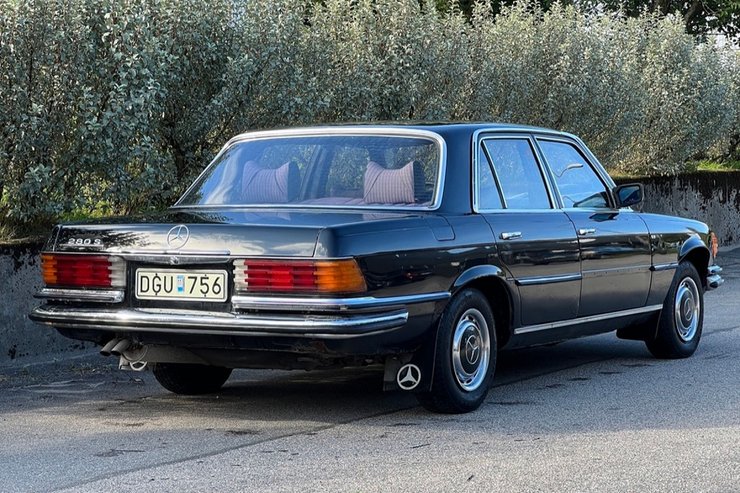 Mercedes S-Class W116,  Mercedes S-Class, Mercedes 280 S, авто короля Швеции, король Швеции, Карл XVI Густав