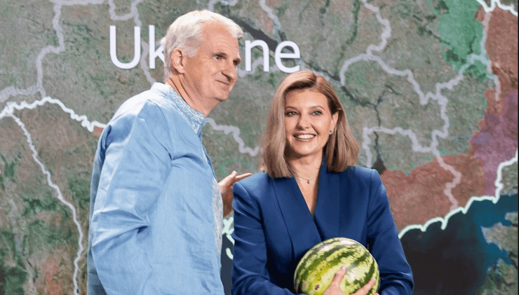 Елена Зеленская и Тимоти Снайдер