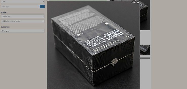 iPhone, первый iPhone, первый айфон, аукцион, купить первую модель iPhone