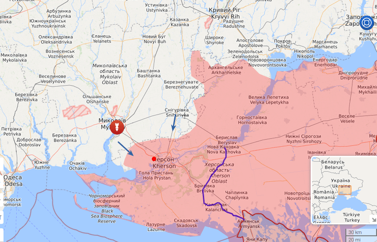 бои за херсон