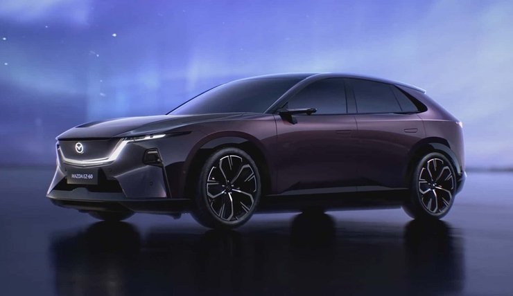 Mazda EZ-60, Новая Mazda EZ-60, электромобиль Mazda, кроссовер Mazda, кроссовер Mazda