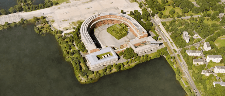 Проєкт архітектурного бюро з перебудови Палацу з'їздів у Нюрнберзі