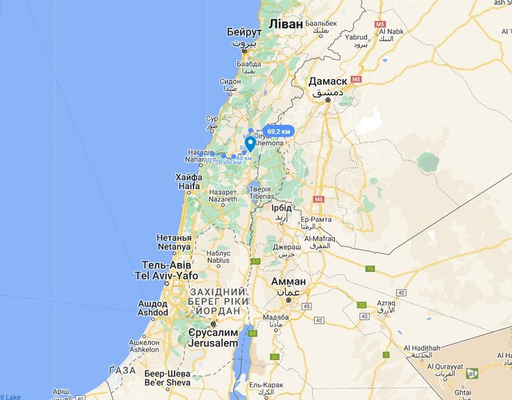 Кордон Ізраїлю та Лівану