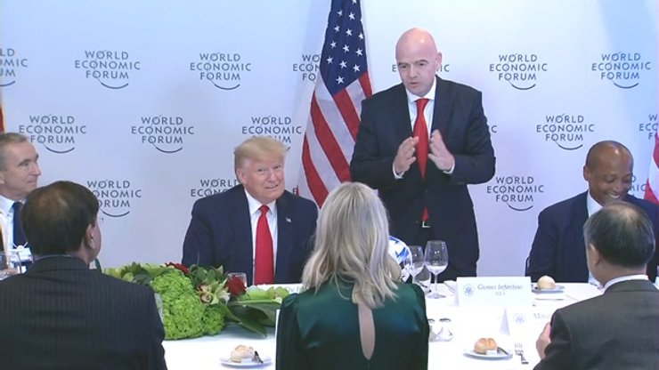 Джанни Инфантино и Дональд Трамп