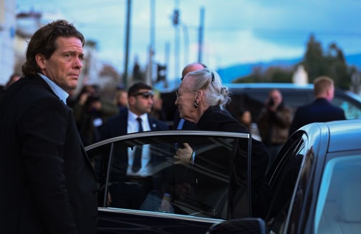 королева летиция, король филипп, король испании, похороны короля, похороны короля константина, король греции, королева маргрете