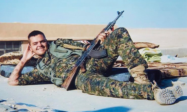 Эйден Аслин, британец в всу, иностранный легион, интрнациональный легион, грузинский легион, иностранные военные