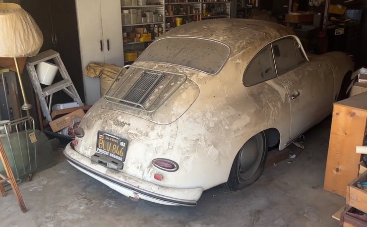 Porsche 356 1959, Porsche 356, Porsche 356 A, спорткар Porsche, заброшенные авто