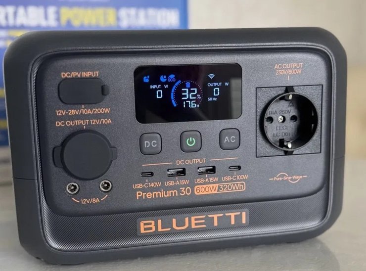 Зарядна станція Bluetti Premium 30 V2 320 Вт·год 600 Вт LiFePO4