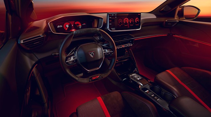 Салон Peugeot e-208 GTi