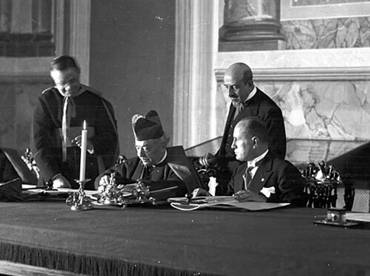Латеранські угоди, Ватикан 1929, створення Ватикану, Беніто Муссоліні, Святий престол, історія Ватикану