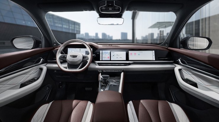 салон Geely Monjaro, новий Geely Monjaro, кросовер Geely, Geely Monjaro 2023, Geely Monjaro 2023