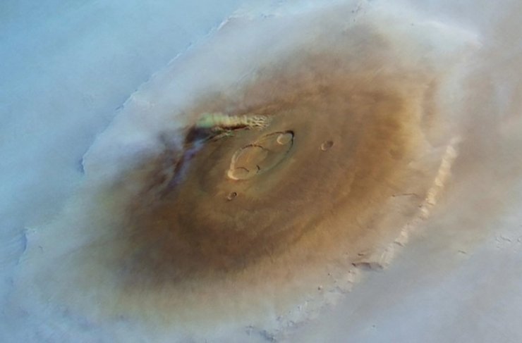 Марс, хмари