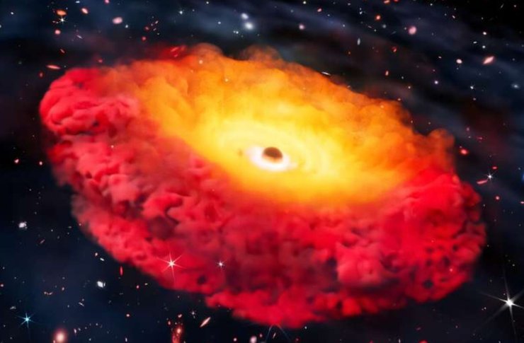 самая далекая черная дыра CAPERS-LRD-z9