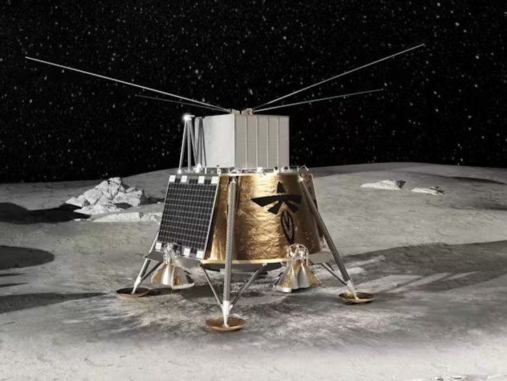 посадочный модуль Луна, исследование луны, космос, научные открытия 2025