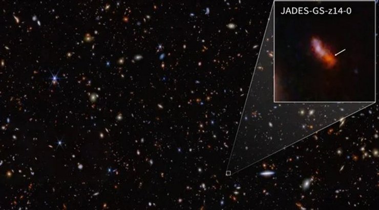 галактика JADES-GS-z14-0